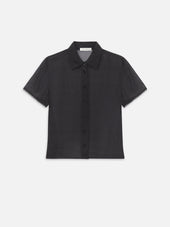 The Essential Shirt -- Black Polka Dot
