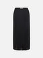 The Fringe Midi Skirt -- Black