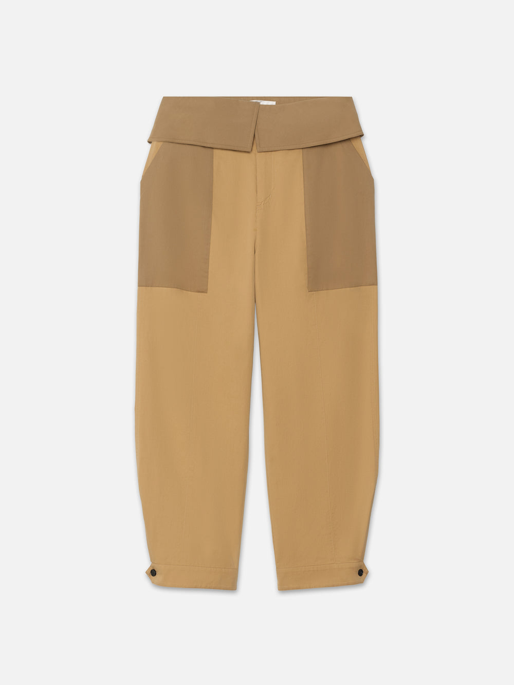 FOLDOVER TROUSER LIGHT TAN MULTI FRAME