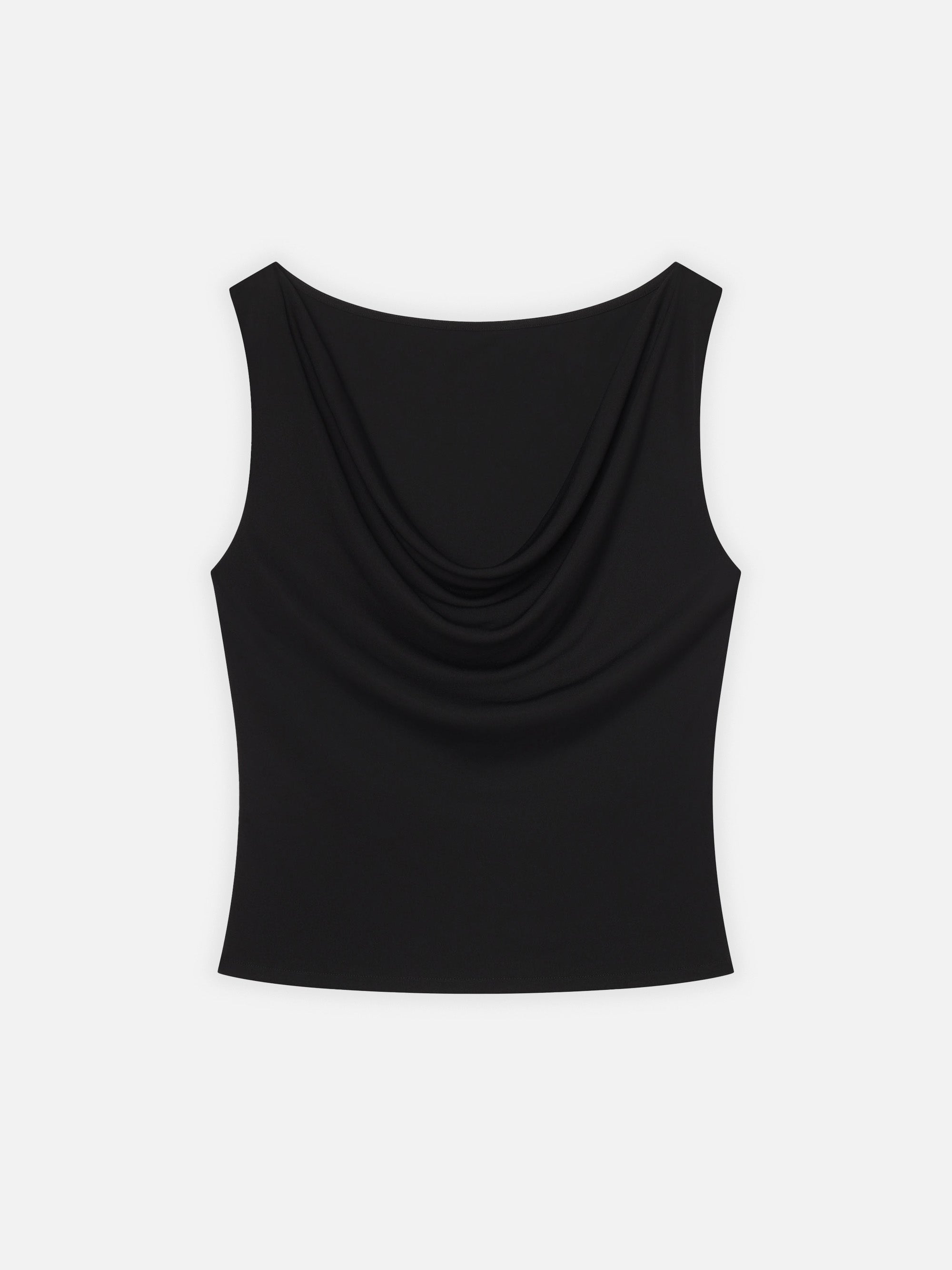 THE DRAPE TANK BLACK
