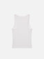 The Rib Scoop Neck Tank -- White