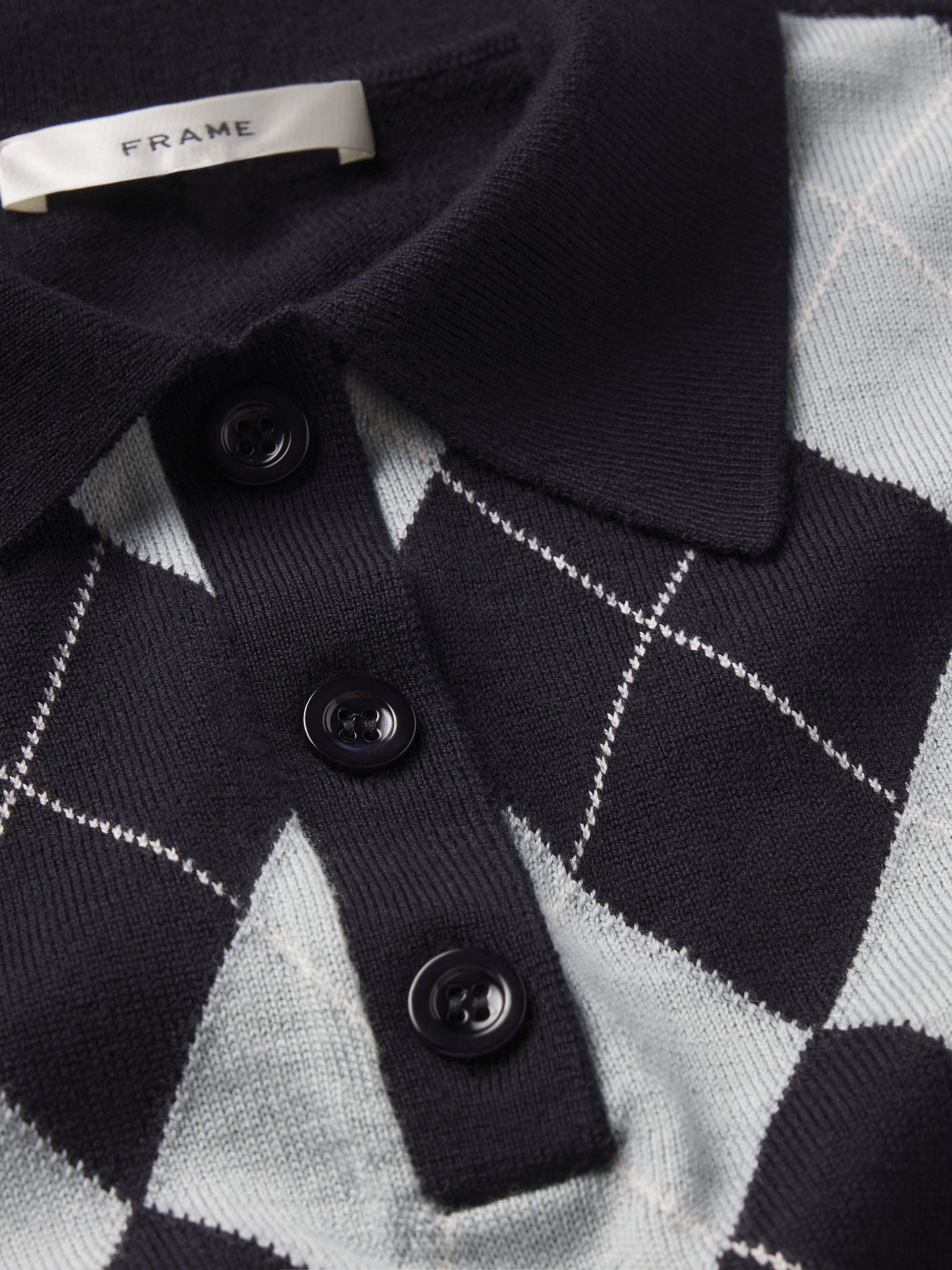 THE ARGYLE POLO GREY MULTI