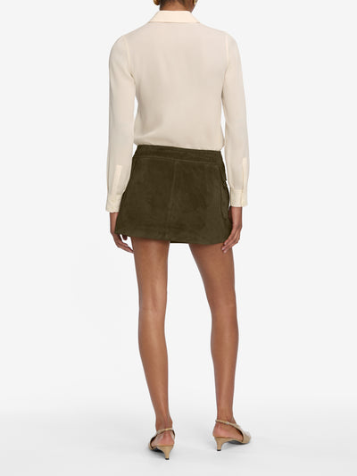 EXPRESS SUEDE SKIRT - WAIST 26 main image 1