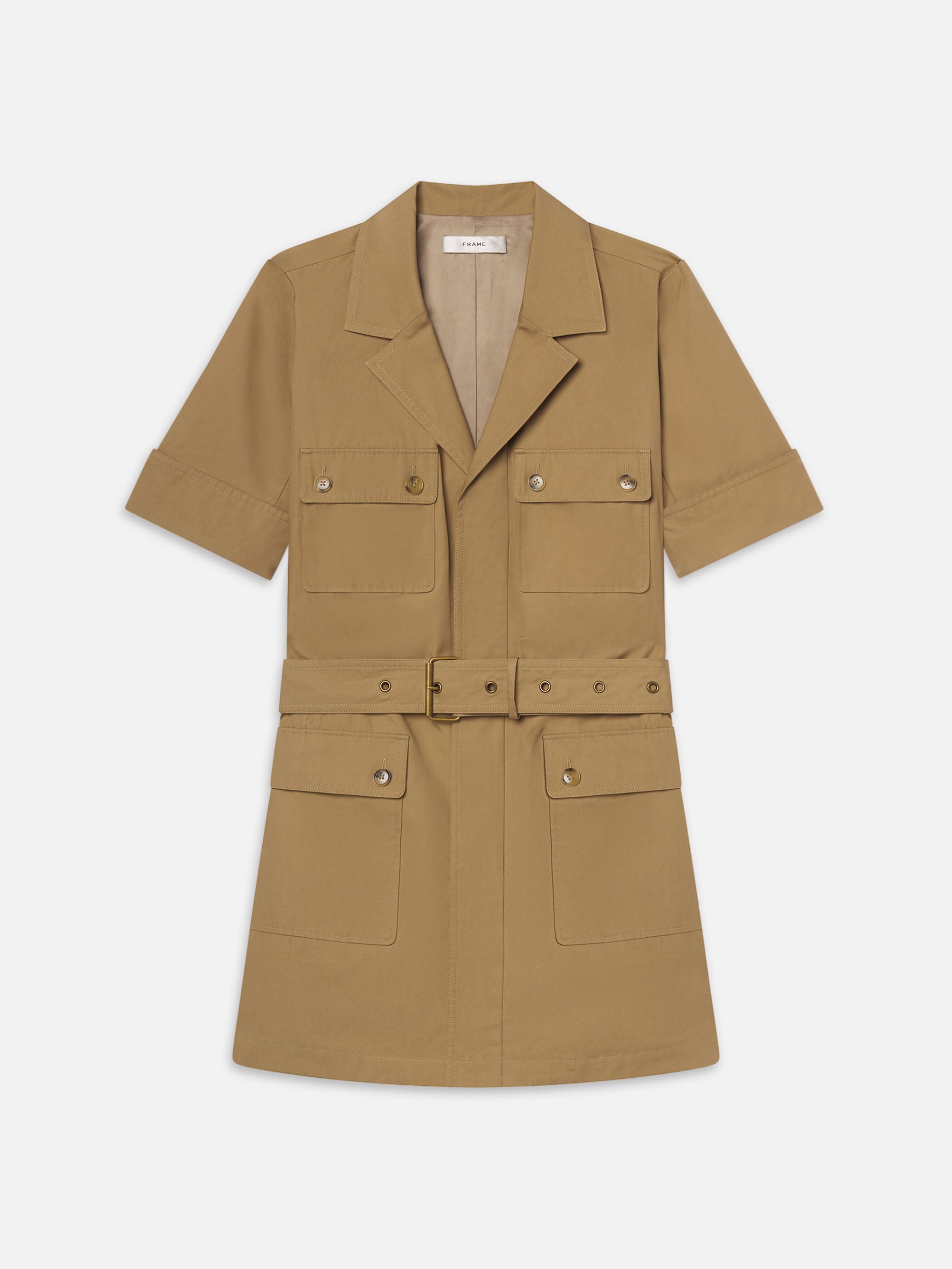 THE UTILITY DRESS KHAKI TAN