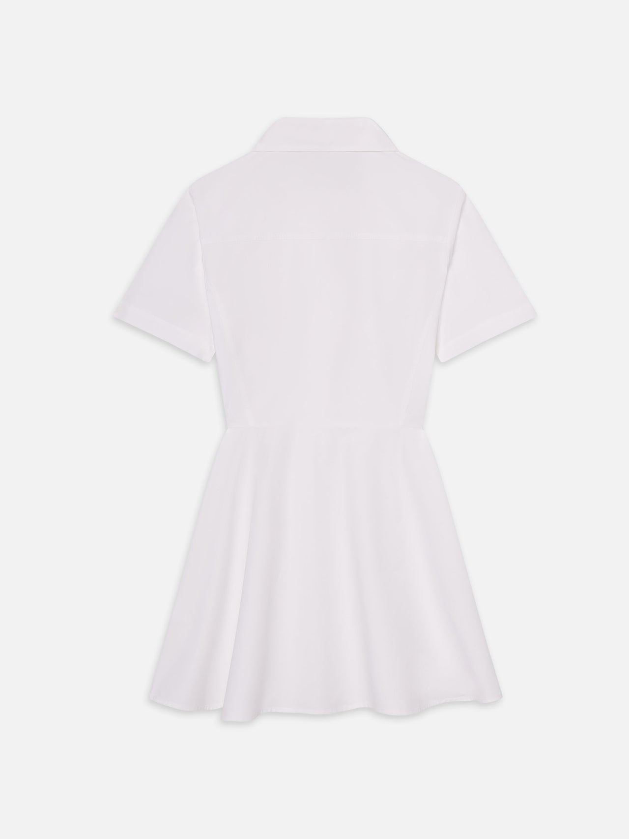 The Flare Mini Dress -- White