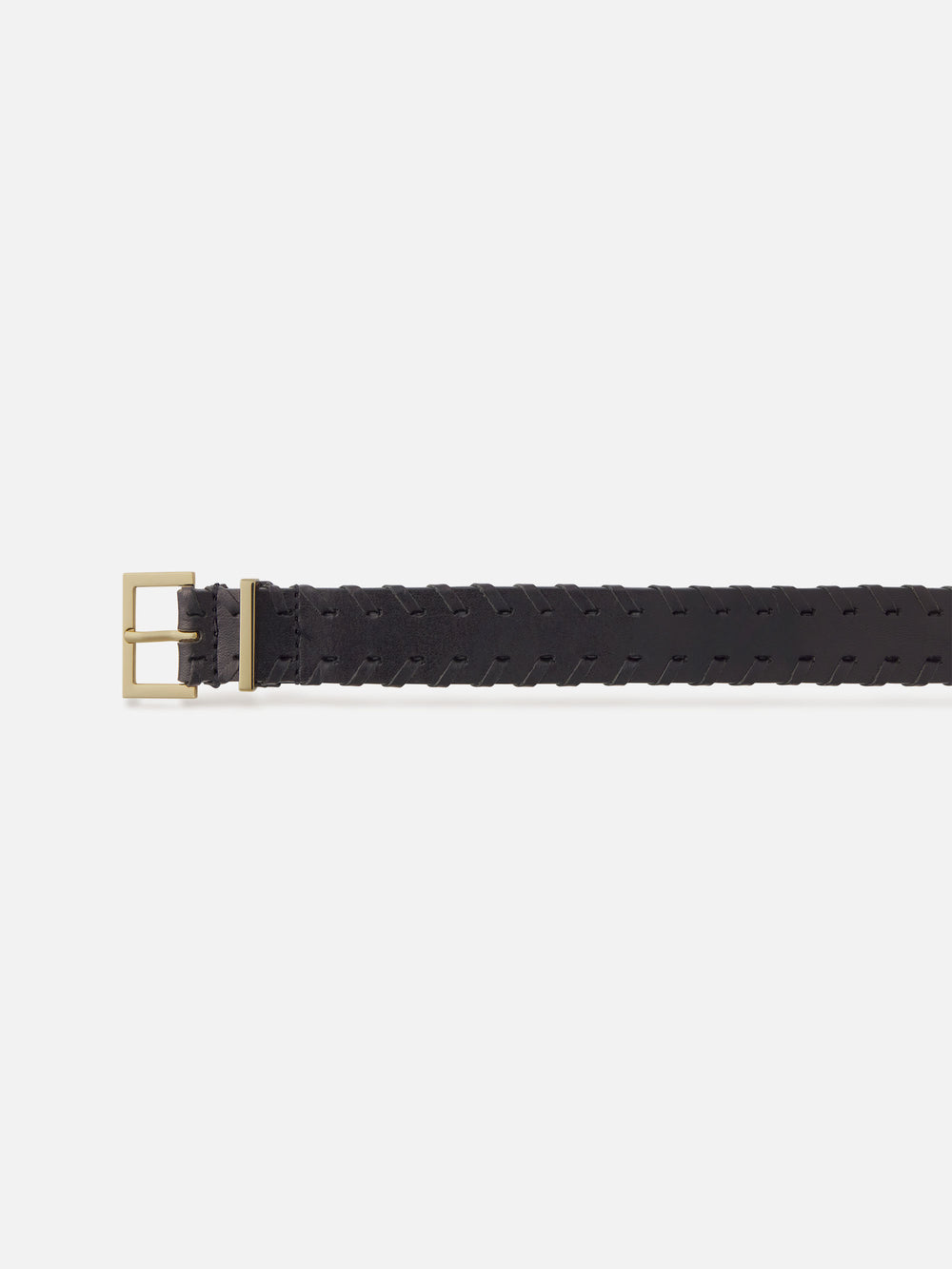 The Whipstitch Belt -- Black