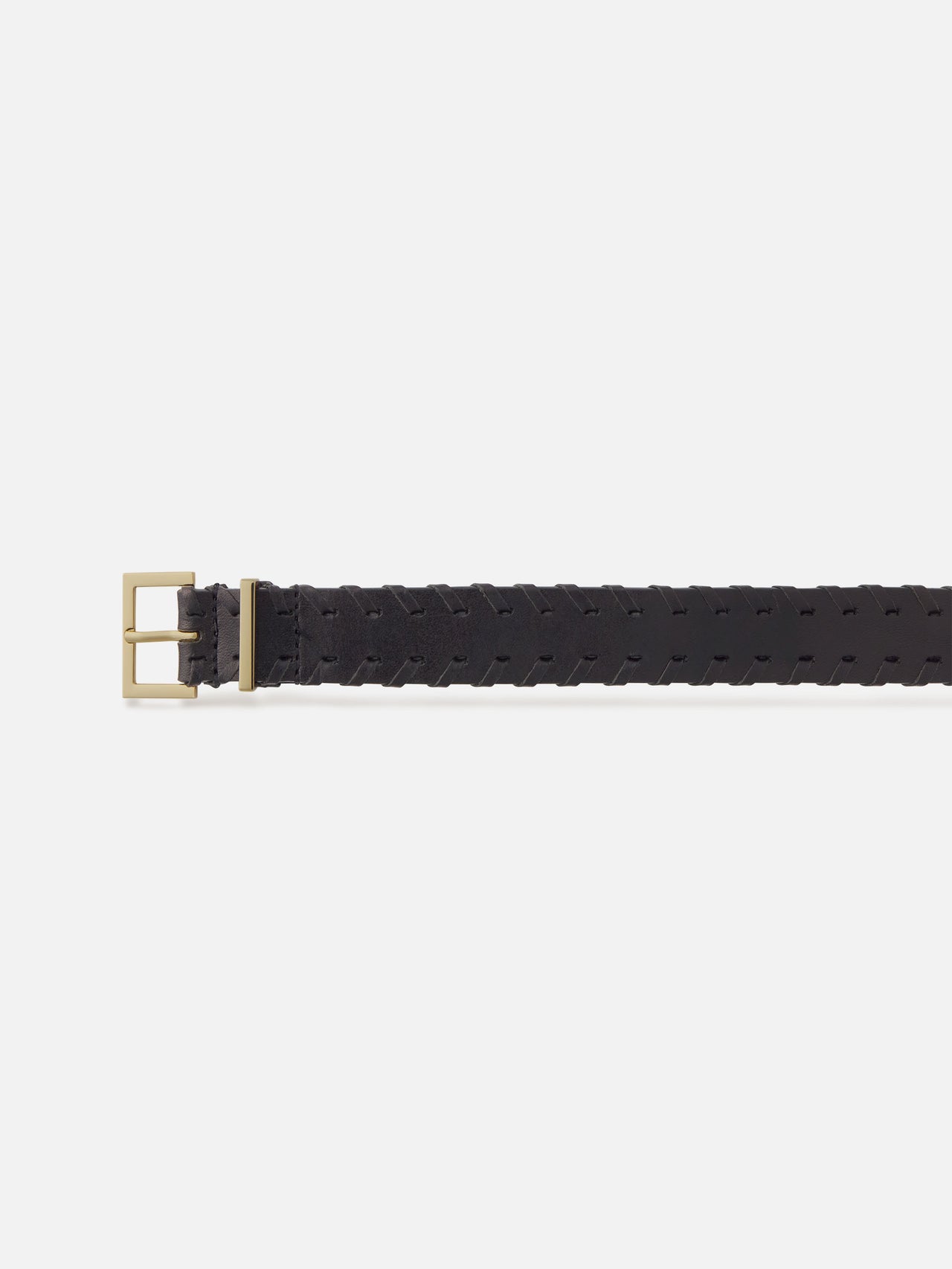 The Whipstitch Belt -- Black