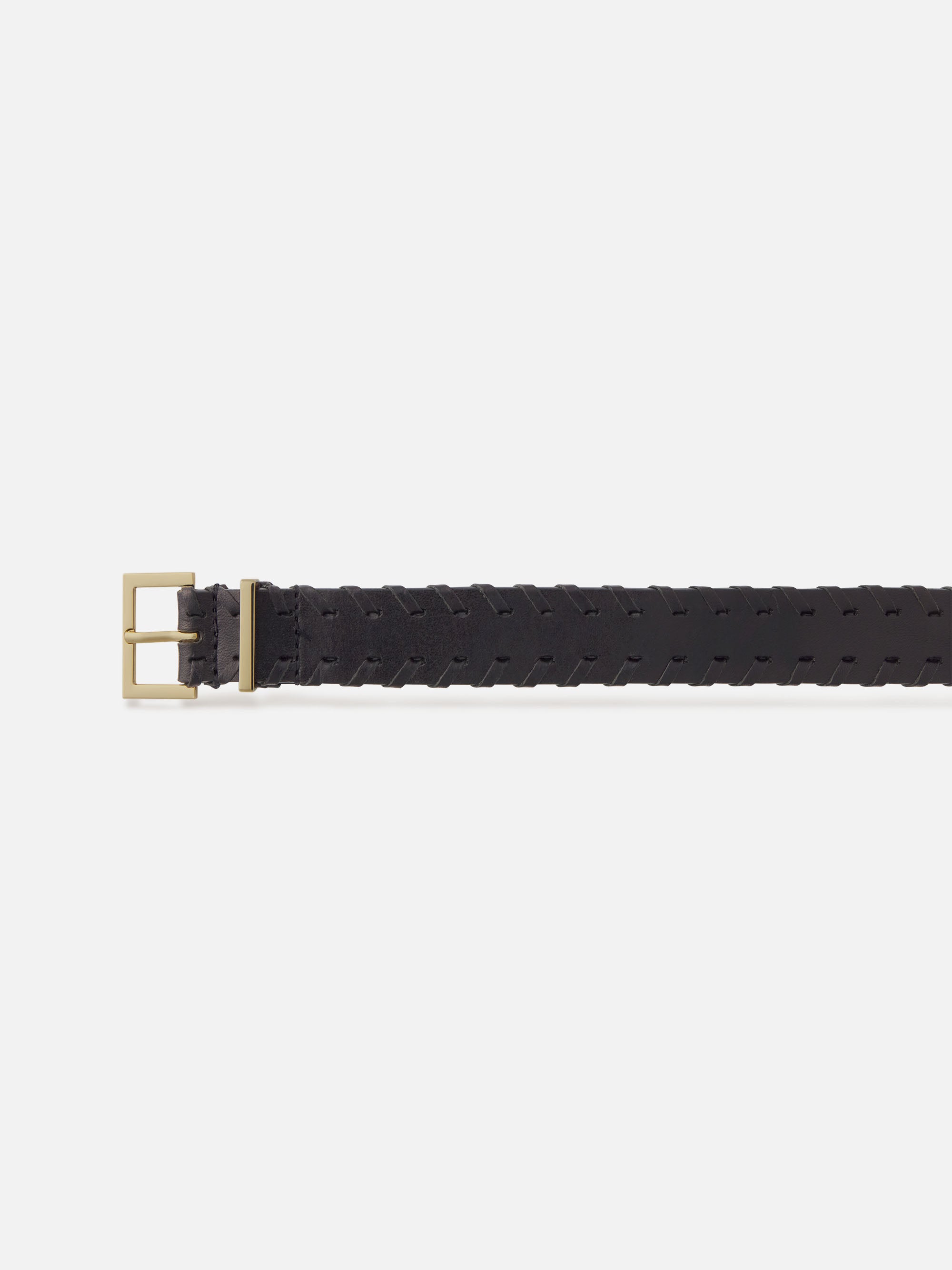 The Whipstitch Belt -- Black