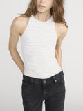 The Ruched Tank -- Cream