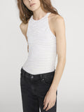 The Ruched Tank -- Cream
