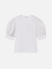 The Solstice Eyelet Tee -- White