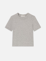 The Heather Boxy Tee -- Heather Grey