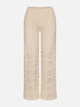 The Crochet Pant -- Cream