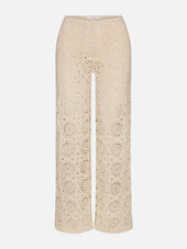 The Crochet Pant -- Cream