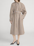 The Plaid Mac Coat -- Mocha Check