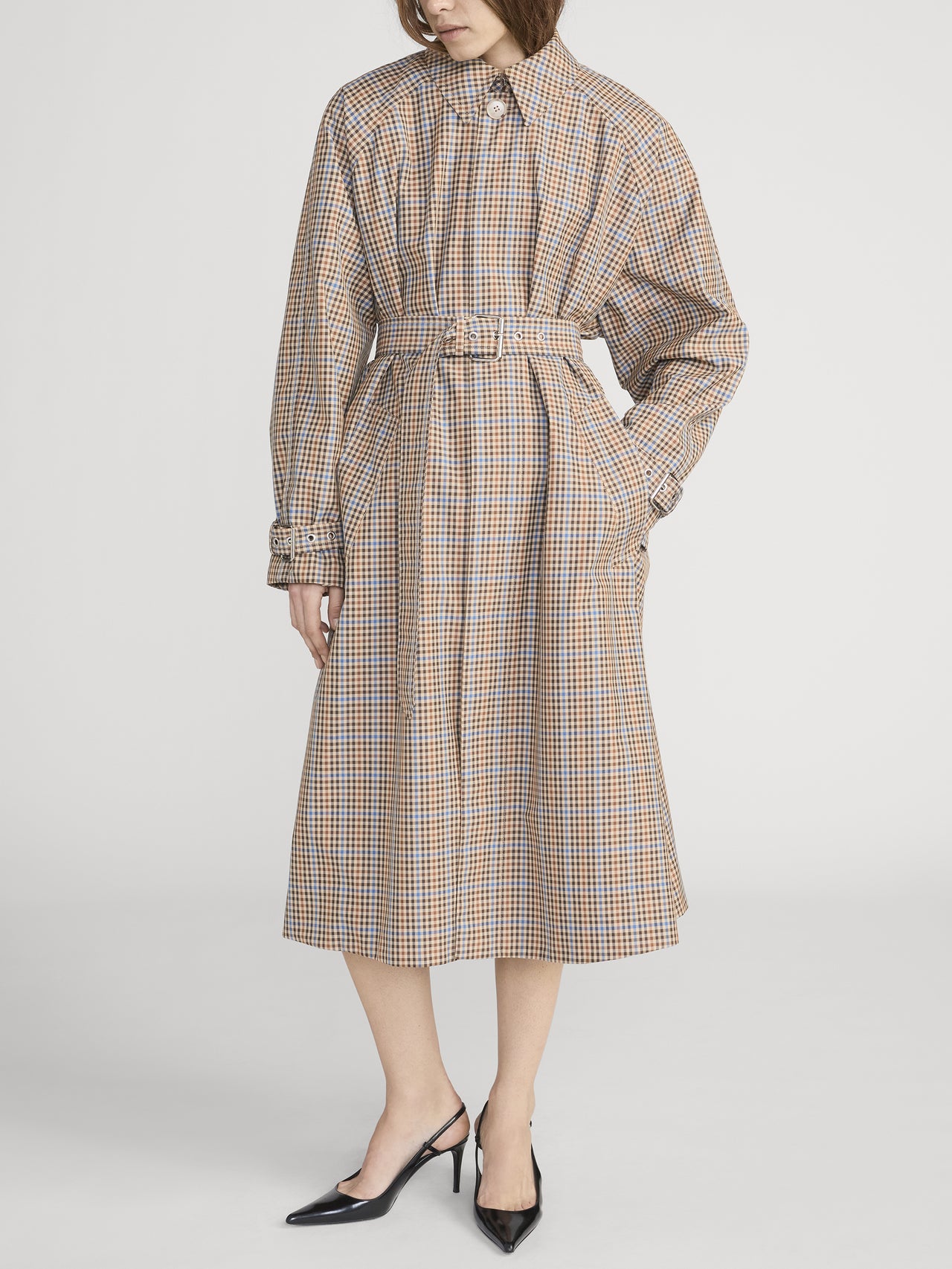 The Plaid Mac Coat -- Mocha Check