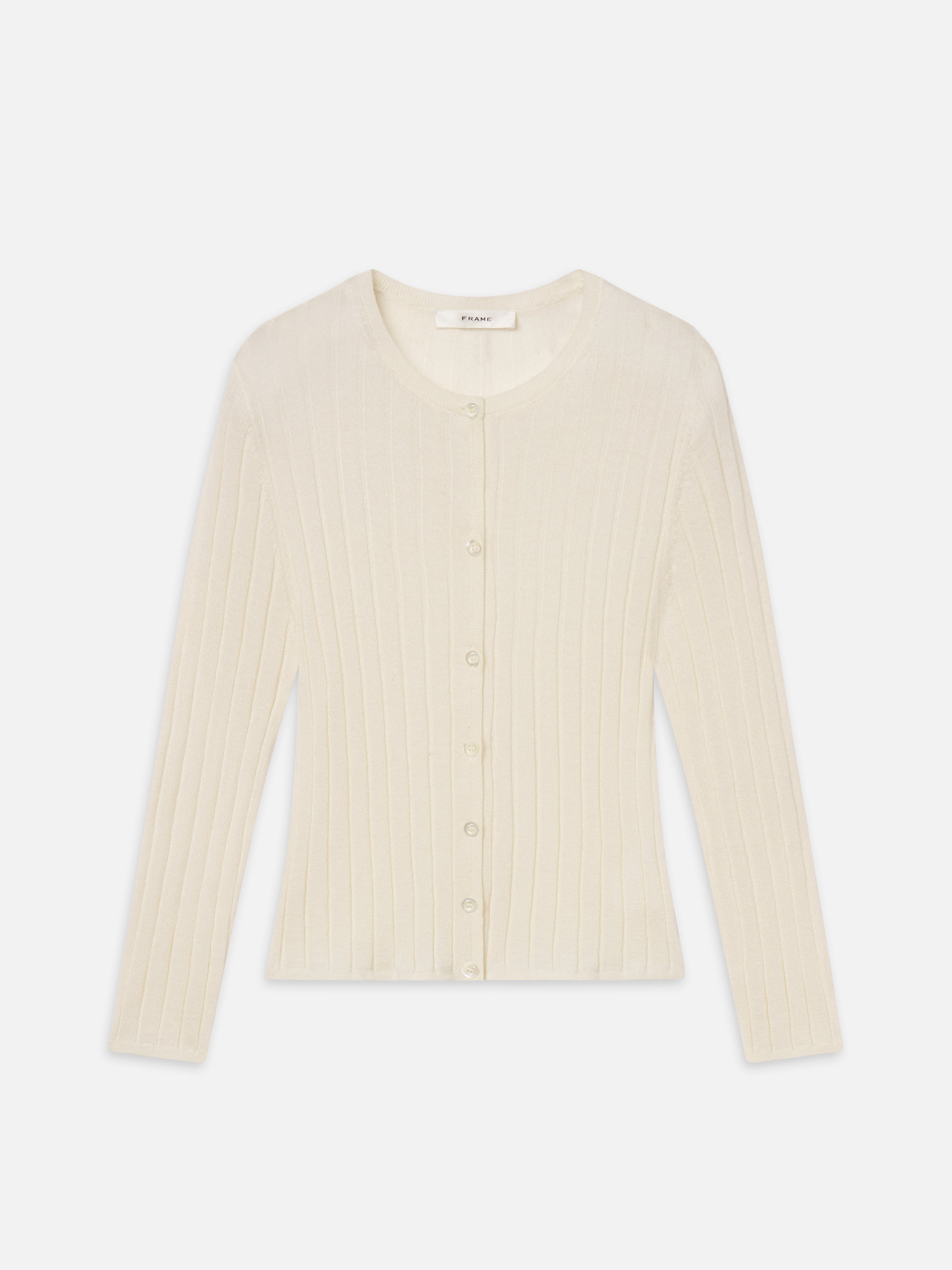 The Silk Cashmere Cardigan -- Cream