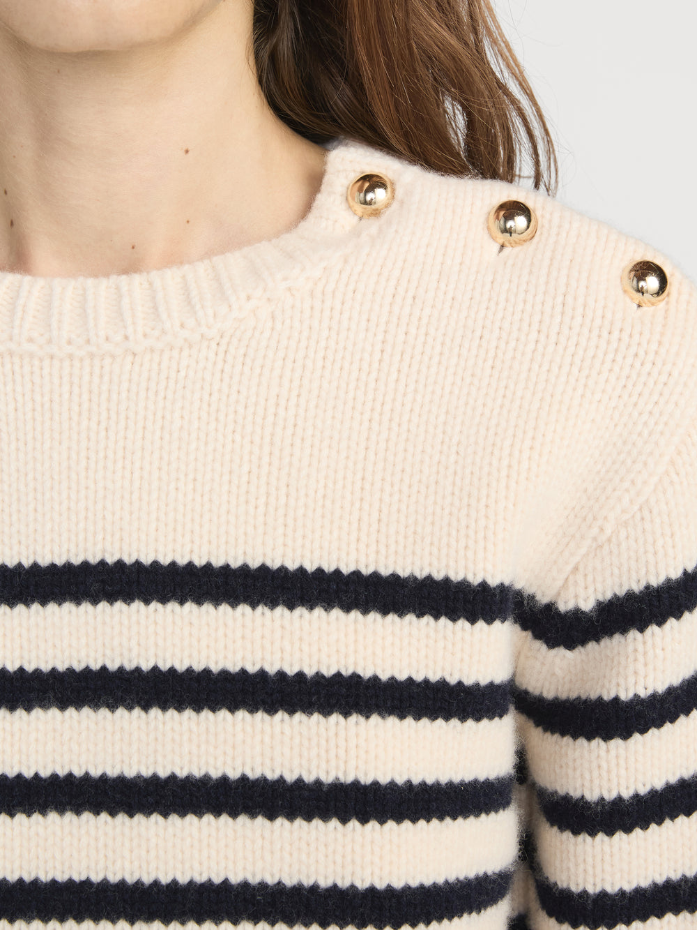 The Mariner Sweater -- Cream Multi