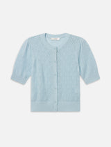 The Delicate Cashmere Cardi -- Sky Blue