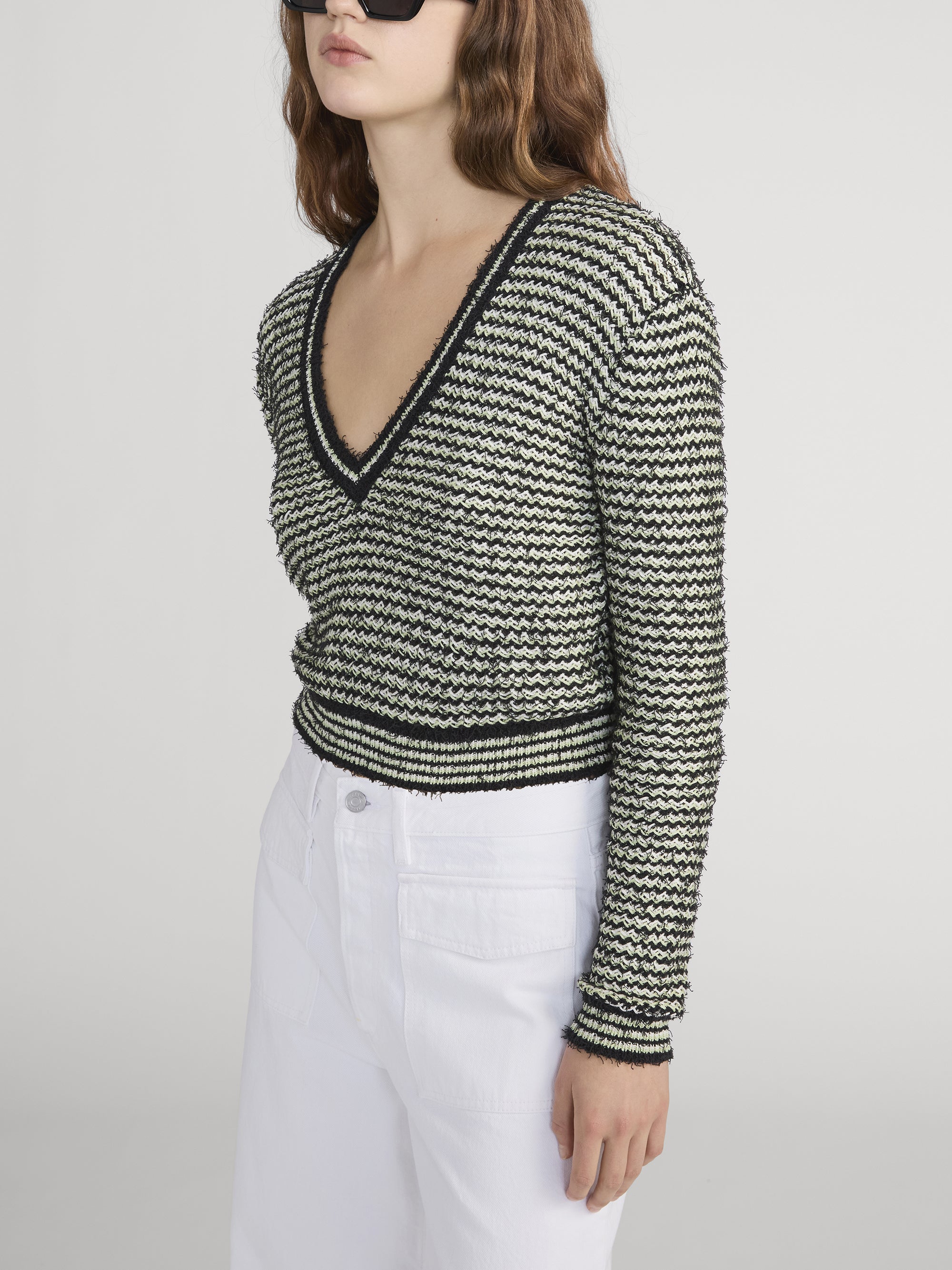 Sweater On Model Side 