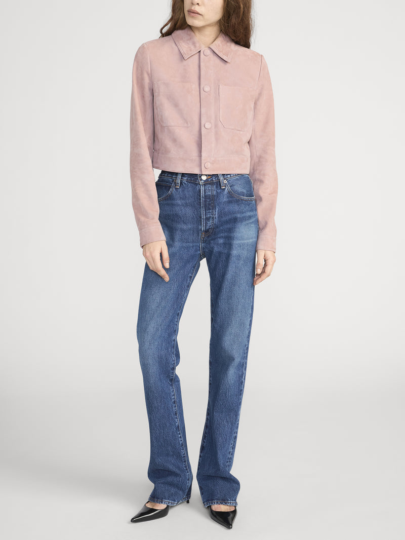 The Small Suede Jacket -- Mauve
