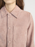 The Small Suede Jacket -- Mauve