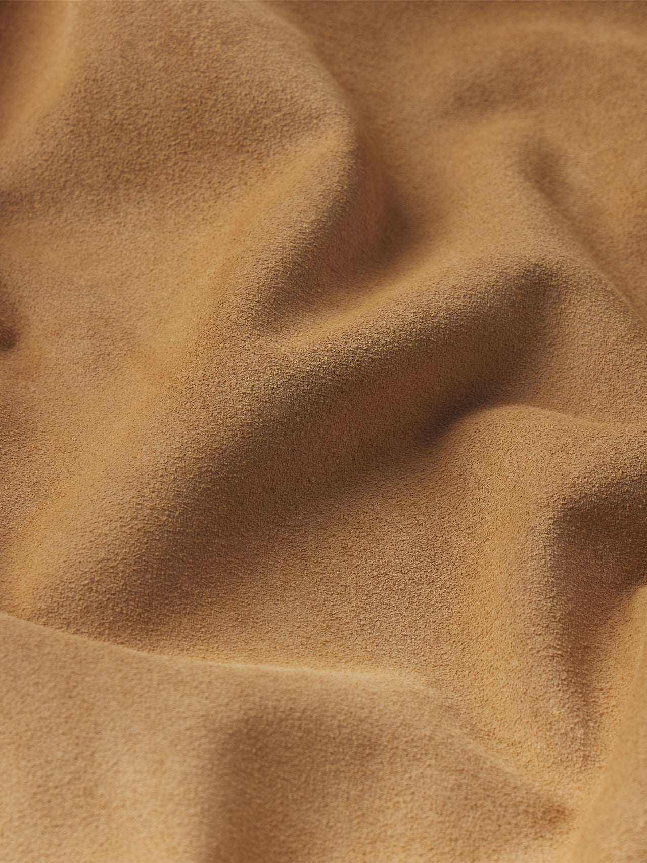 The Mini Suede Swing Jacket -- Light Camel