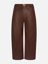 The Leather Bow -- Dark Brown
