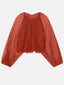 The Sheer Balloon Blouse