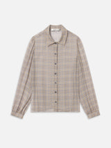 The Plaid Staple Blouse -- Walnut Multi