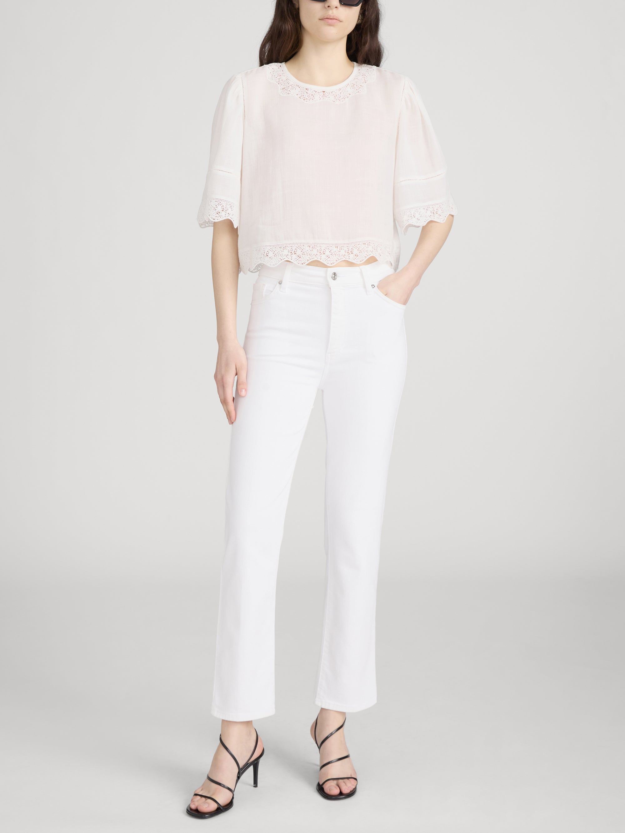 Jean on model Front 