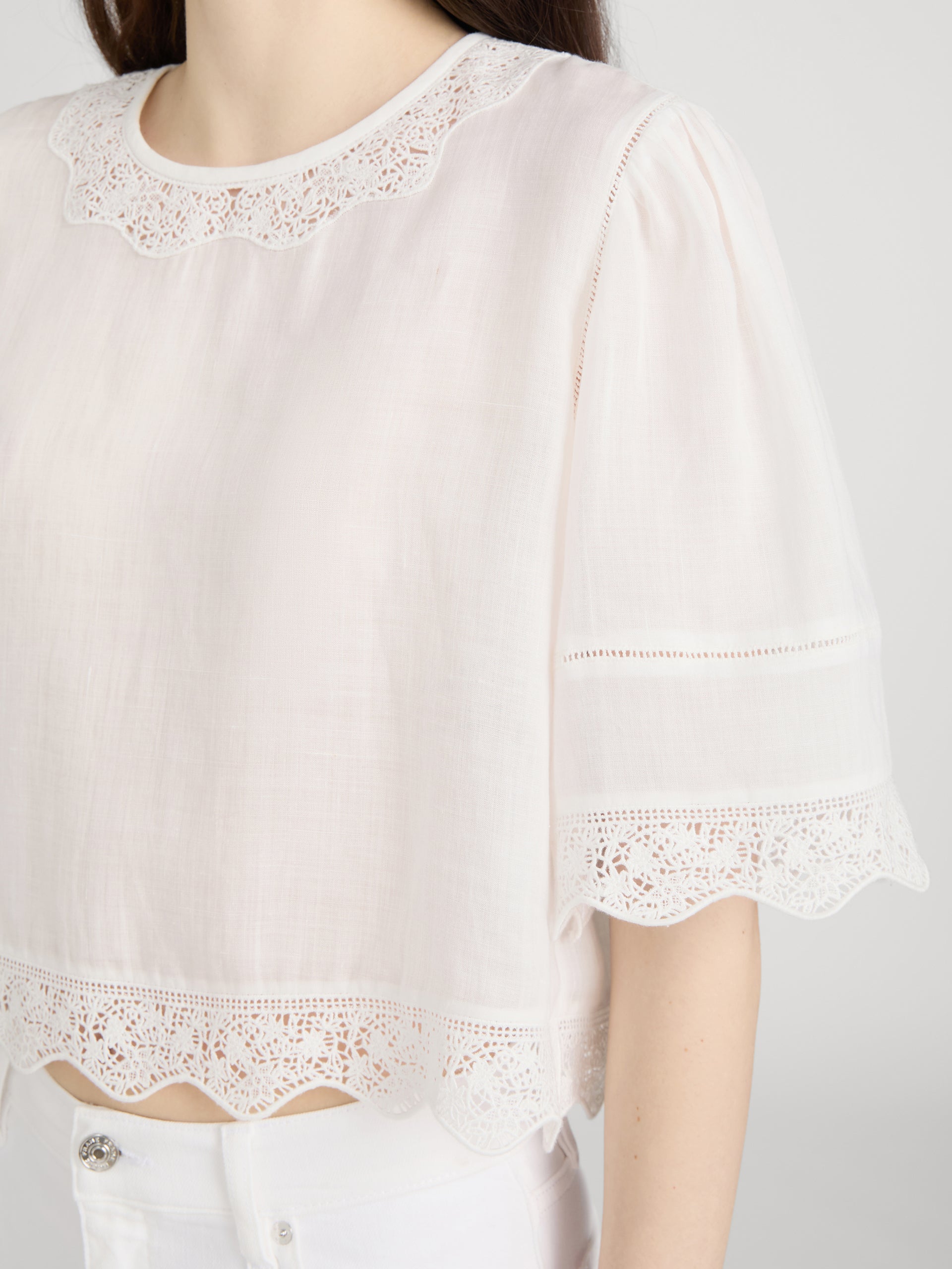 Top on model detail 