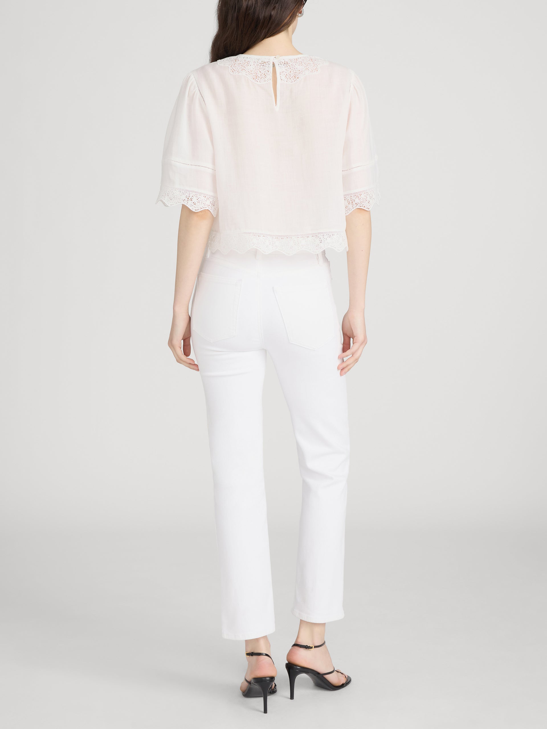 Jean on model back 