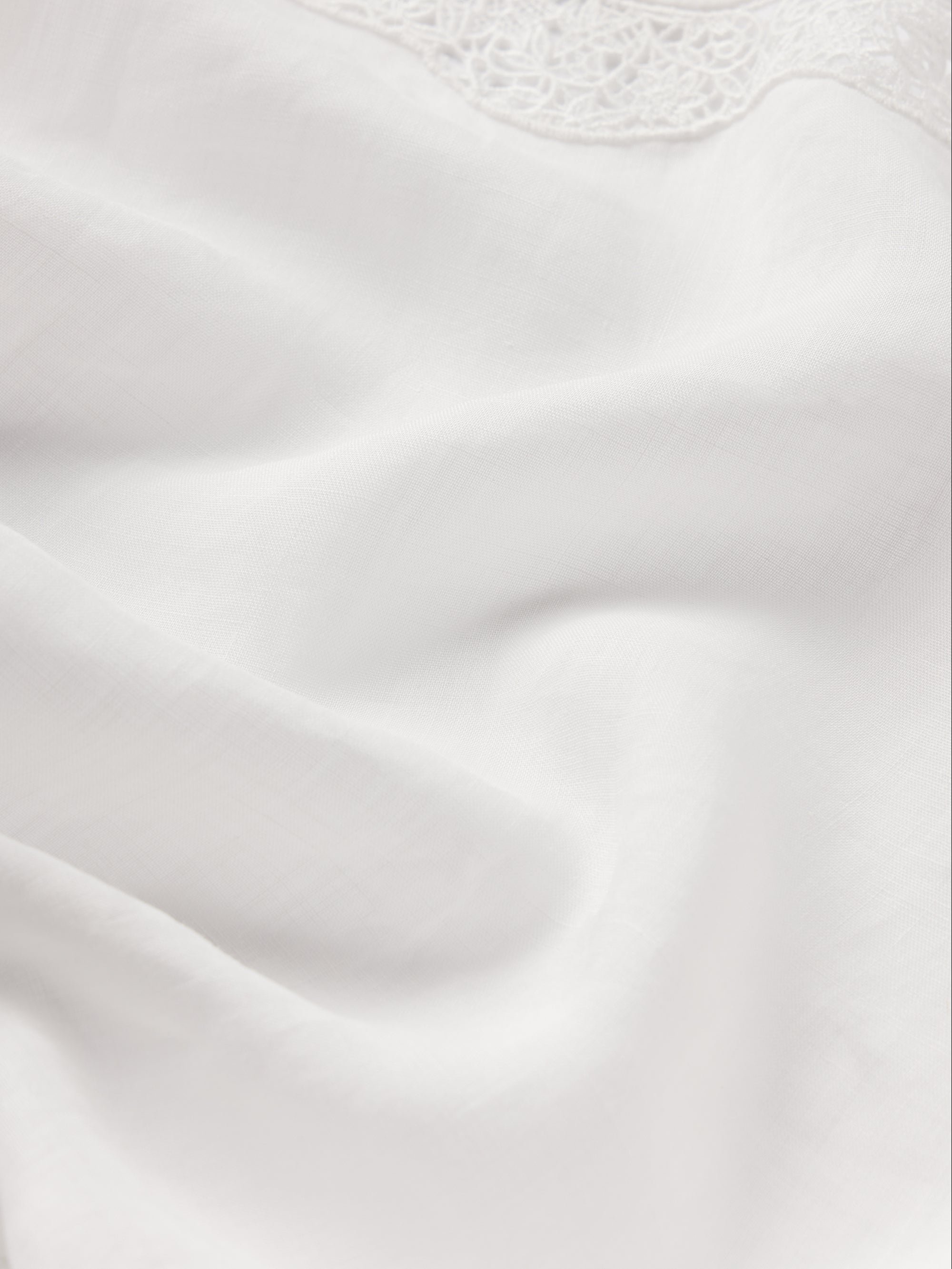 The Embroidered Top -- White