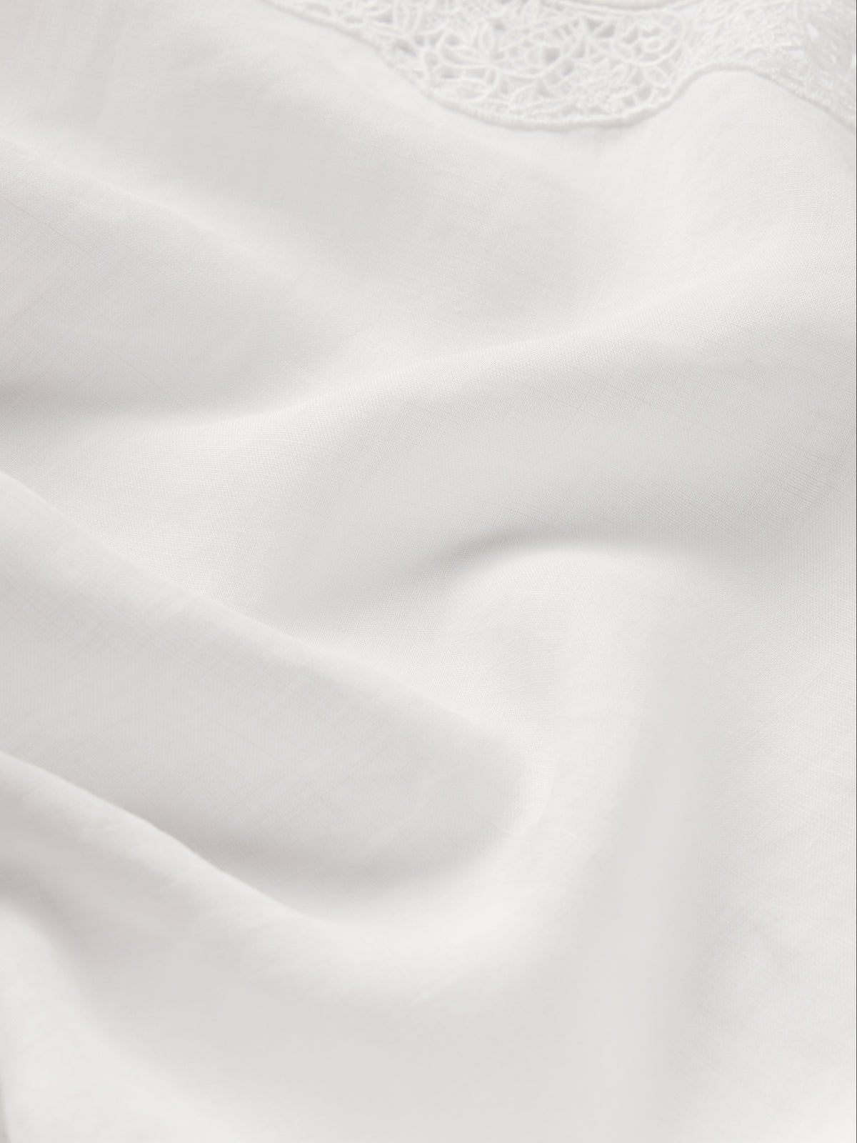 The Embroidered Top -- White