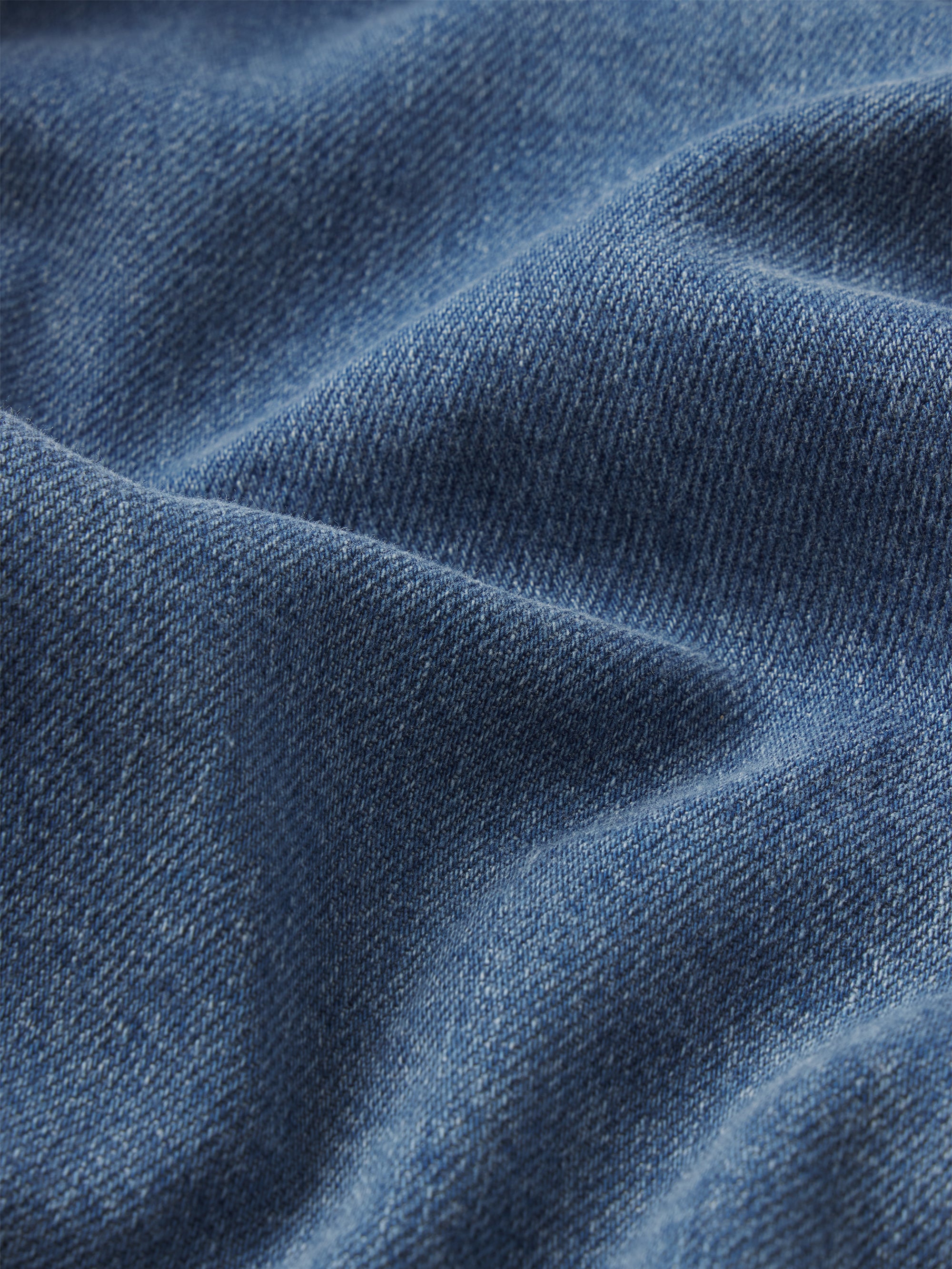 THE DENIM VNECK POPOVER TOP SORA