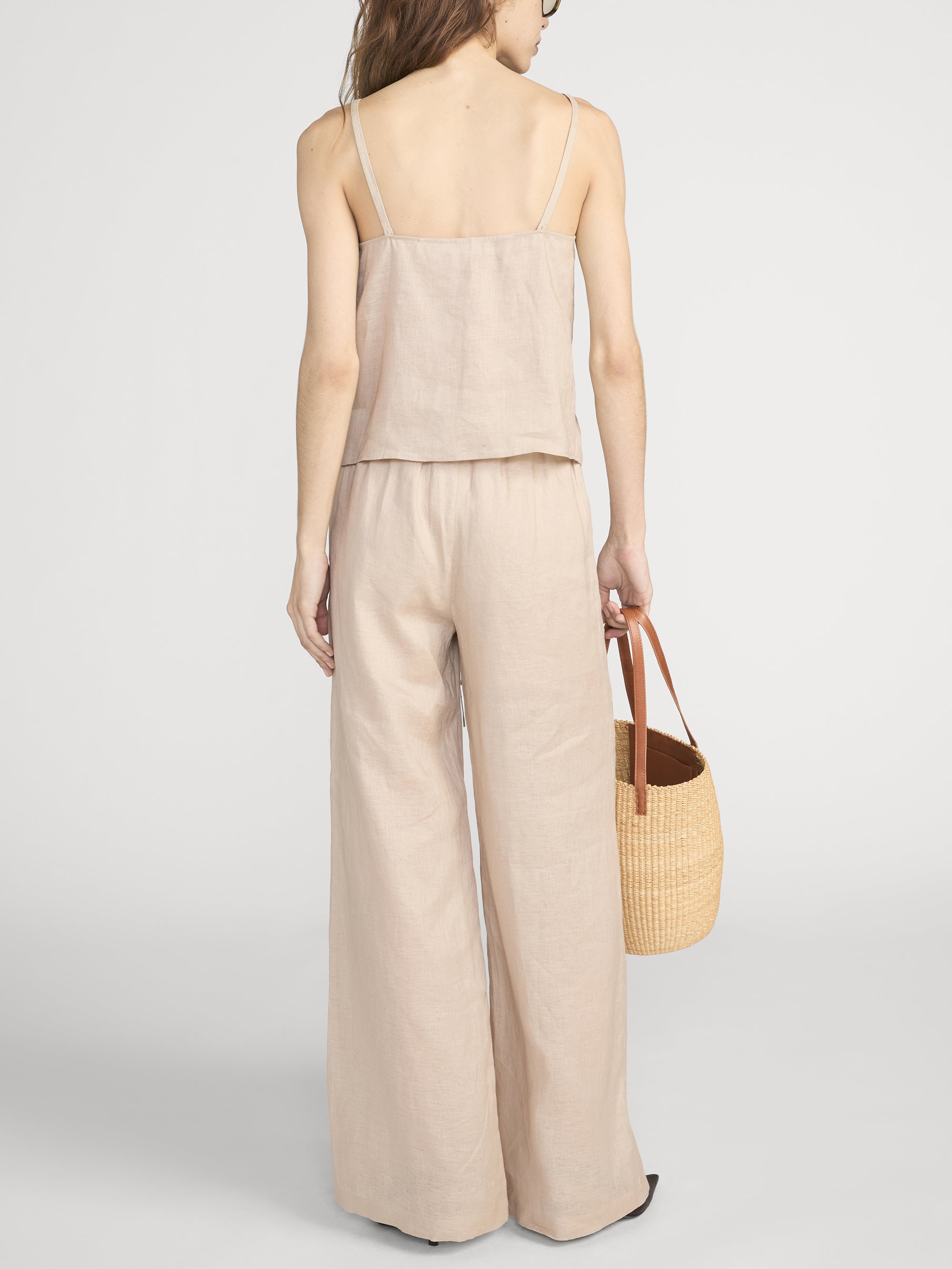 The Linen Lounge Pant -- Flax