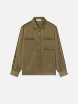 The Modern Utility Shirt -- Military Green