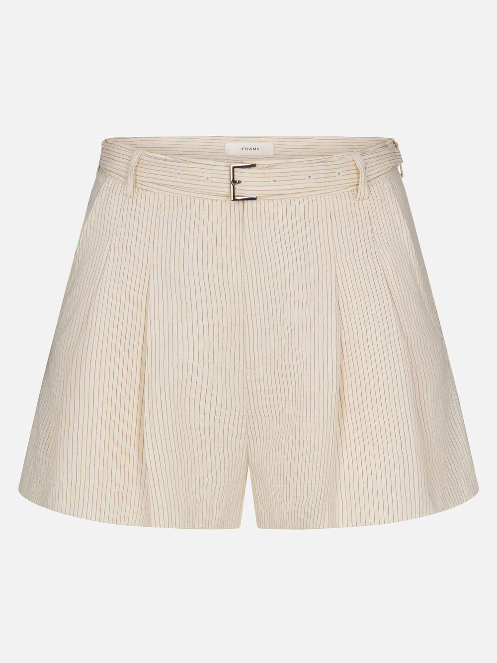The Striped Short -- Ecru Multi