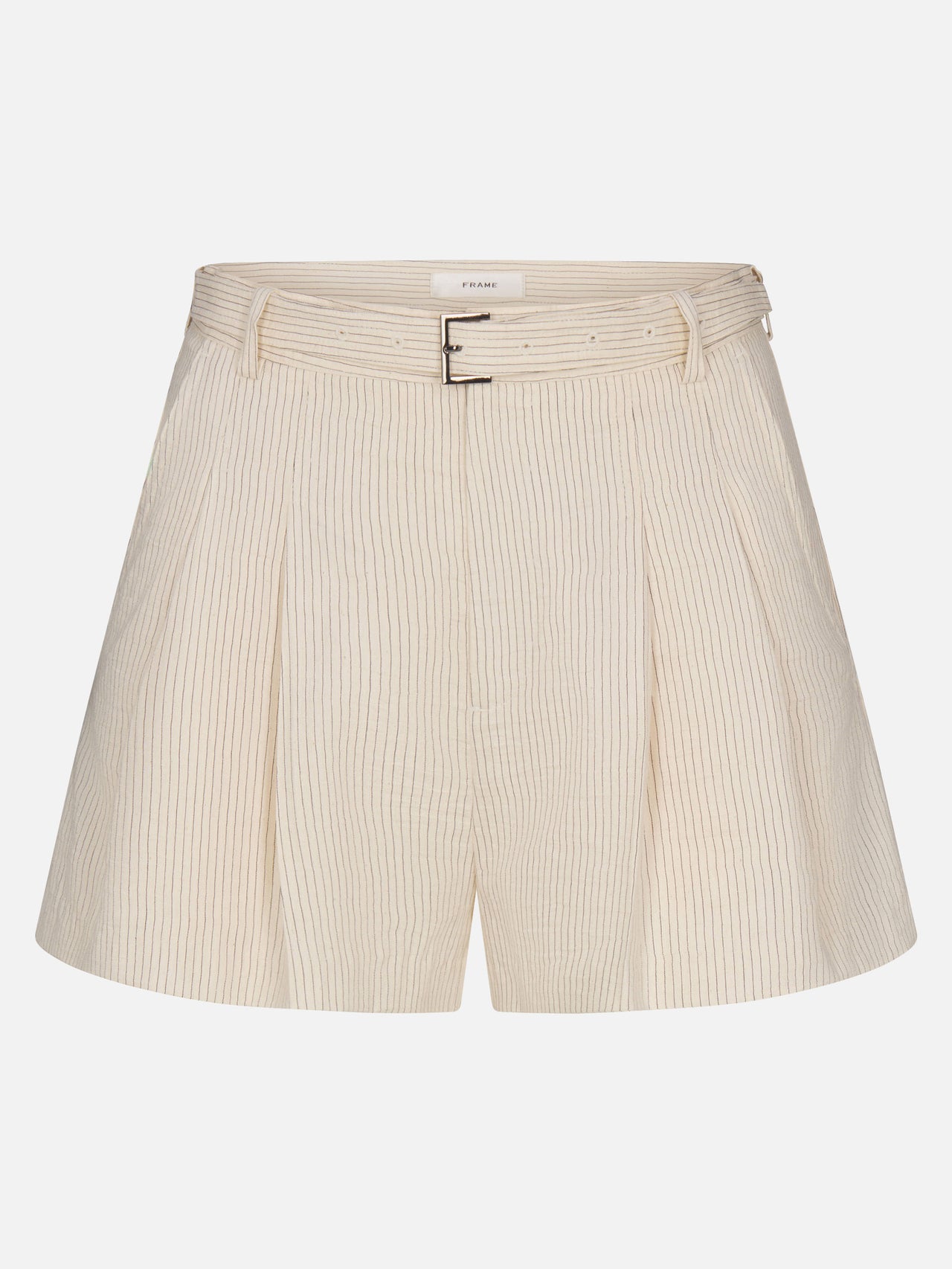 The Striped Short -- Ecru Multi