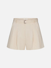 The Striped Short -- Ecru Multi