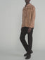 Suede Shirt Jacket -- Warm Beige