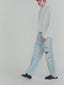 Pyjama Shirt -- White Stripe