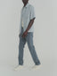 L'Homme Slim Brushed Twill -- Sea Blue