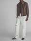 Textured Leather Bomber -- Cafe