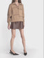 The Leather Stitch Sweater -- Camel
