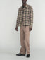 Plaid Overshirt -- Warm Mauve Plaid