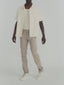 L'Homme Slim Brushed Twill -- Dusty Beige