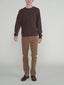 Duo Fold Long Sleeve Tee -- Deep Brown