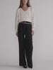 The Prim Slim Palazzo Trouser -- Black Fit Video